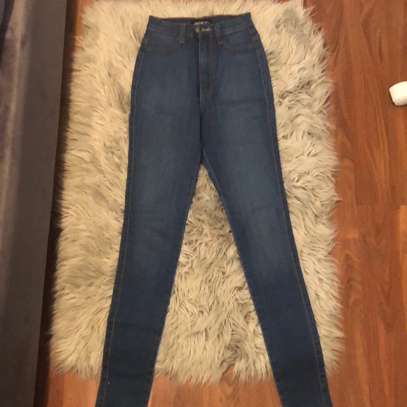 FASHION NOVA HIGH WAISTED SKINNY JEANS - Picture 2 of 6